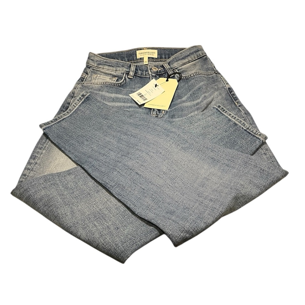 Current/Elliott Light Blue Boyfriend Jeans